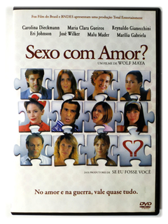 DVD Sexo Com Amor Carolina Dieckmann Eri Johnson José Wilker Original Nacional Wolf Maya