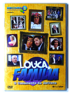 DVD Louca Família O Casamento de Jarilene Tom Cavalcante Original Nacional Record