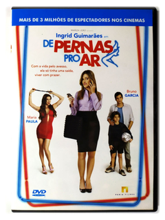 DVD De Pernas Pro Ar Ingrid Guimarães Bruno Garcia Original Mariza Leão Maria Paula
