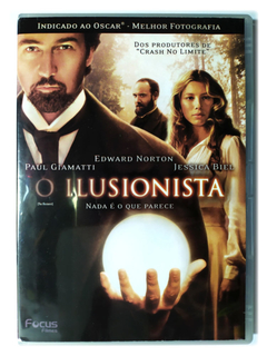 DVD O Ilusionista Edward Norton Jessica Biel Paul Giamatti Original