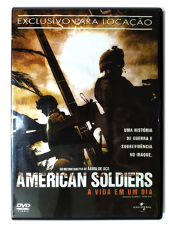 Dvd American Soldiers A Vida Em Um Dia Inside Iraq Original