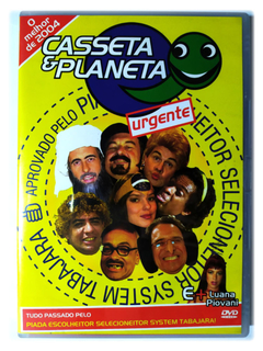 DVD Casseta e Planeta Urgente O Melhor de 2004 Luana Piovani Original Nacional