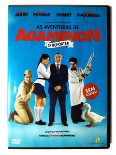 DVD As Aventuras de Agamenon O Repórter Marcelo Adnet Original Hubert Aranha Luana Piovani