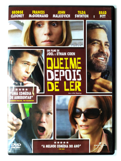 Dvd Queime Depois De Ler Brad Pitt George Clooney Original