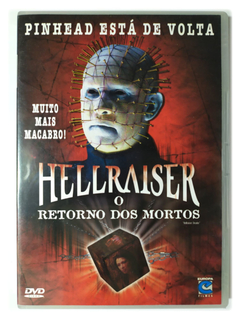 DVD Hellraiser O Retorno Dos Mortos Doug Bradley Paul Rhys Original Deader Clive Baker Rick Bota