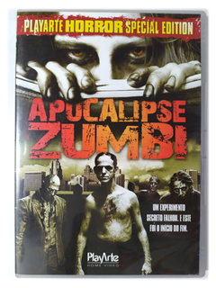 DVD Apocalipse Zumbi Ryan Thompson Kenny James Michael Empson Original Playarte Horror Special Edition