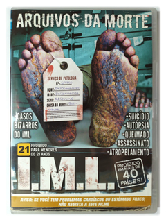 DVD Arquivos Da Morte IML Documentário Original I.M.L