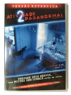 DVD Atividade Paranormal 2 Katie Featherston Micah Sloat Original Tod Williams Versão Estendida