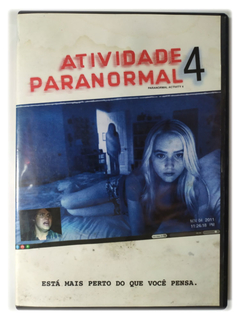 DVD Atividade Paranormal 4 Katie Featherston Kathryn Newton Original Ariel Schulman Henry Joost