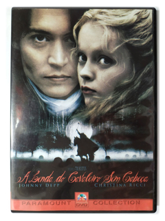 Dvd A Lenda Do Cavaleiro Sem Cabeça Johnny Depp Tim Burton Original Christina Ricci Sleepy Hollow