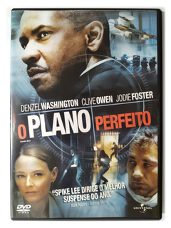 DVD O Plano Perfeito Denzel Washington Clive Owen Jodie Foster Original