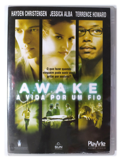 DVD Awake A Vida Por Um Fio Jessica Alba Terrence Howard Original Hayden Christensen Joby Harold