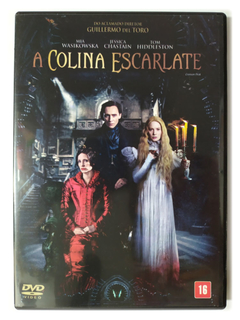DVD A Colina Escarlate Mia Wasikowska Tom Hiddleston Original Guillermo Del Toro Crimson Peak