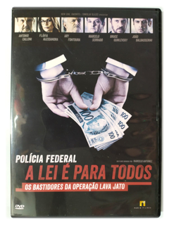 DVD Polícia Federal A Lei É Para Todos Antonio Calloni Original Marcelo Antunez Os Bastidores Da Operação Lava Jato