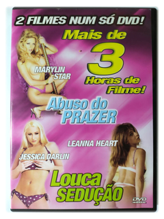 DVD 2 Filmes Abuso Do Prazer + Louca Sedução Marylin Start Original Leanna Heart Jessica Darlin - comprar online