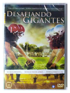 DVD Desafiando Gigantes Alex Kendrick Shannen Fields Novo Original Facing The Giants