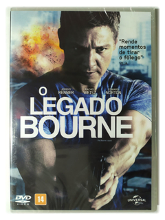 DVD O Legado Bourne Jeremy Renner Rachel Weisz Edward Norton Novo Original Tony Gilroy
