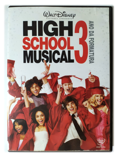 DVD High School Musical 3 Ano Da Formatura Walt Disney Original Senior Year Kenny Ortega