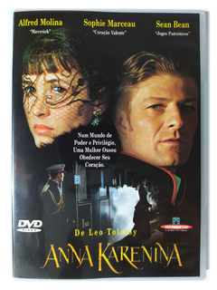 DVD Anna Karenina Alfred Molina Sean Bean Sophie Marceau Original 1996 Leo Tolstoy