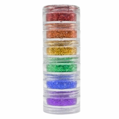 Kit Glitter Pó Pride Com 6 Potes