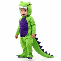 Fantasia Dinossauro Verde Bebê P