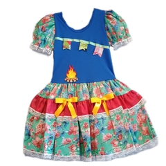 Vestido Pula Fogueira Infantil - comprar online