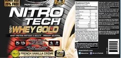 Nitro Tech 100% Whey Gold - 1kg - Muscletech na internet
