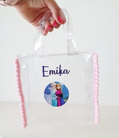 VALIJITA PVC GLITTER PERSONALIZADA