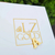 Colar Nylon pingente Letra Dupla Ouro 18k - comprar online