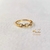 Anel Elos Cartier Cravejado em Ouro 18k