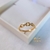 Anel Elos Cartier Cravejado em Ouro 18k na internet