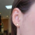 Piercing tragus star cravejada