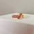 Brinco baguete turmalina rosa com bolinhas Ouro 18k na internet
