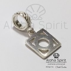 Berloque de Prata 950 - Mureta da Orla de Santos - Jóias Aloha Spirit