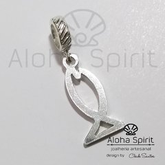 Berloque de Prata 950 - Peixe da Entrada de Santos - Jóias Aloha Spirit