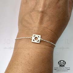 Pulseira de Prata 950 - Mureta da Orla de Santos - Jóias Aloha Spirit