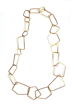 COLLAR GEOMETRICO LARGO DORE - comprar online