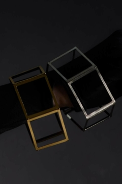 PULSERA GEOMETRICA BAÑO DE ORO - comprar online