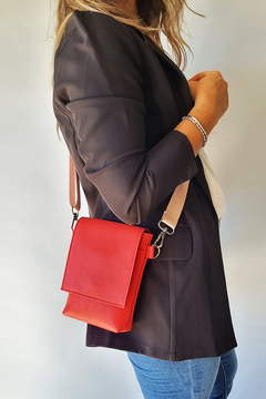 BELGICA, minibag (roja con rosa)