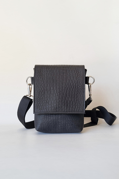 BELGICA, minibag (croco negro) - comprar online