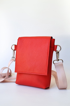 BELGICA, minibag (roja con rosa) - tienda online