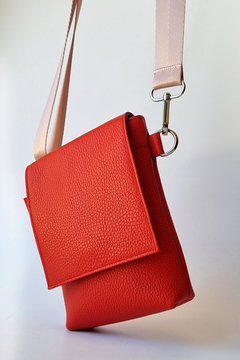 BELGICA, minibag (roja con rosa) - Menia