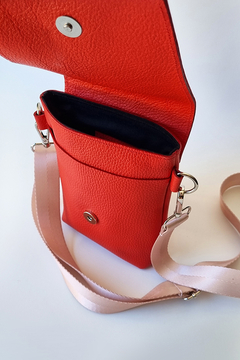 BELGICA, minibag (roja con rosa)