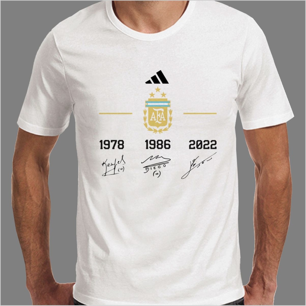 Remera de Argentina FIRMAS Sublimada Verte Feliz