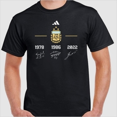 Remera de Argentina FIRMAS, Estampada