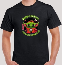 Remera Baby Yoda Coffee