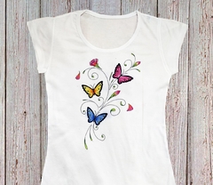 Remera de Mariposas (elegi el diseño que mas te guste) - Verte Feliz