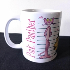 Taza Pantera Rosa, Cerámica importada, excelente calidad, apta microondas.