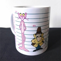 Taza Pantera Rosa, Cerámica importada, excelente calidad, apta microondas. - comprar online