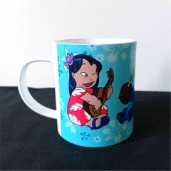 Taza STITCH 06 de plástico, alta calidad, apta microondas.